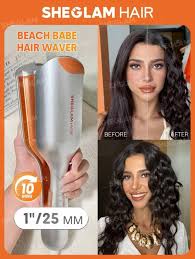 دستگاه ویو کننده مو ساحلی شیگلم هیر سایز 25 میلی متر Sheglam Hair Waver