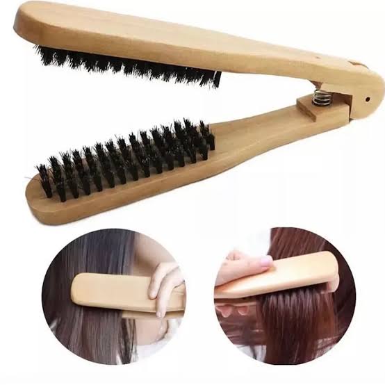 برس چوبی مخصوص کراتین و احیای مو (Wooden) حرفه‌ای - مالزی اصل