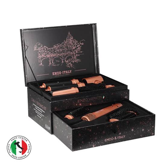 سشوار چرخشی حالت دهنده 1500 وات انزو پروفیشینال مدل EN-6603 7in1